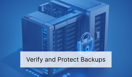 Verify and Protect Backups